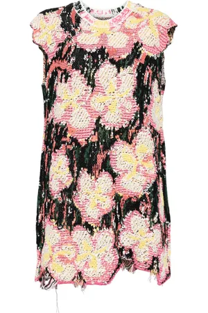 JNBY Floral-print sleeveless minidress