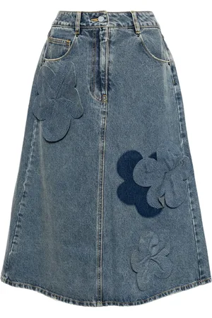 JNBY A-line 3D-floral skirt