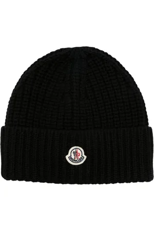 Moncler Logo-patch knitted beanie