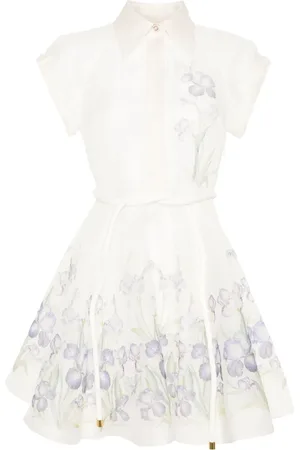 ZIMMERMANN Natura Flip floral-print minidress