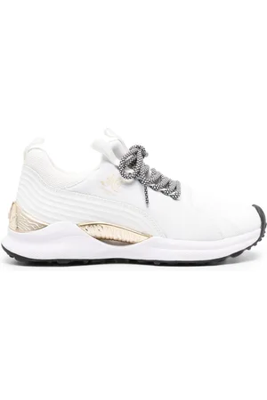 Roberto Cavalli Logo-print lace-up sneakers