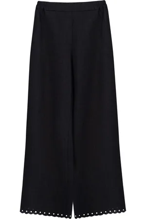 Sleeper Sofia wide-leg linen trousers