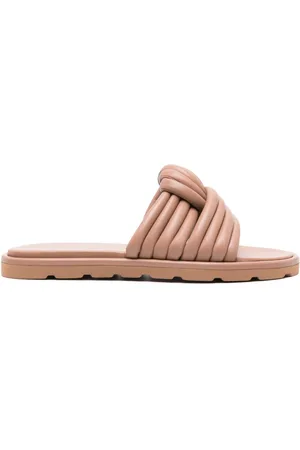 Gianvito Rossi Ottavia leather slides