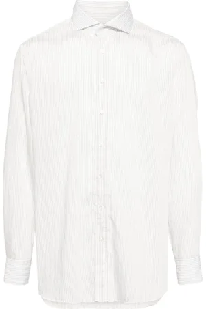 LARDINI Striped button-up shirt