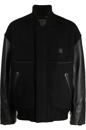 SONGZIO Varsity felted bomber jacket