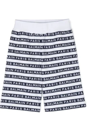 Balmain Logo-print cotton shorts