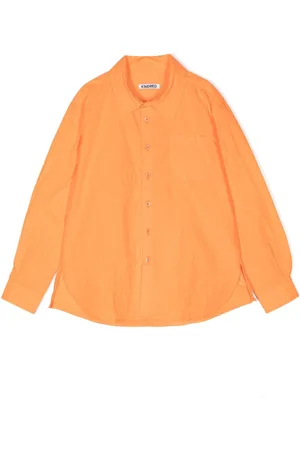 Kindred Knox crinkle cotton-poplin shirt