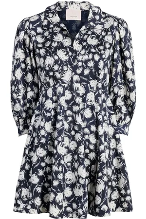 Cinq A Sept Darby floral-print minidress
