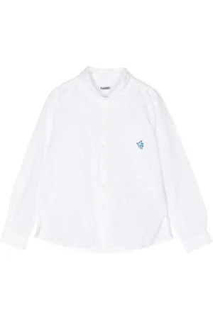 Kindred Logo-embroidered organic-cotton shirt