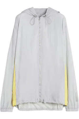 Lanvin X Future two-tone zip-up hoodie