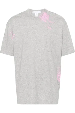 Comme des Garçons Paint splatter-detail T-shirt