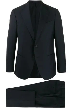 CARUSO Two piece slim-fit suit