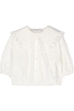 PHILOSOPHY DI LORENZO SERAFINI Openwork cotton shirt