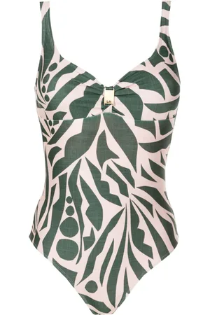 Lygia & Nanny Roberta abstract-print one-piece