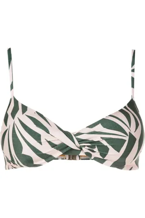 Lygia & Nanny Cassis graphic-print bikini top