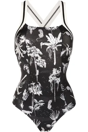Lygia & Nanny Maracatu graphic-print one-piece