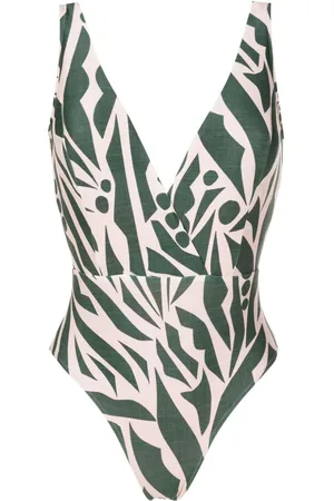 Lygia & Nanny Evita abstract-print one-piece