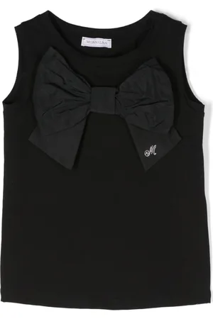 MONNALISA Bow-detail cotton top
