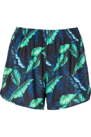 Lygia & Nanny Lee leaf-print mini shorts