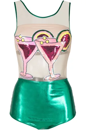 Brigitte Drink sequin-embellished one-piece