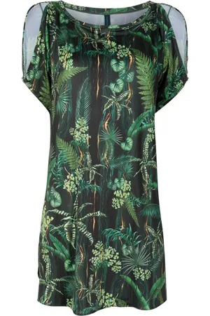 Lygia & Nanny Allat leaf-print tunic
