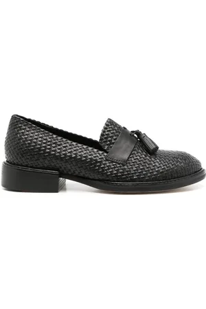 Sarah Chofakian Hockney woven loafers