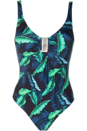 Lygia & Nanny Mirassol leaf-print swimsuit