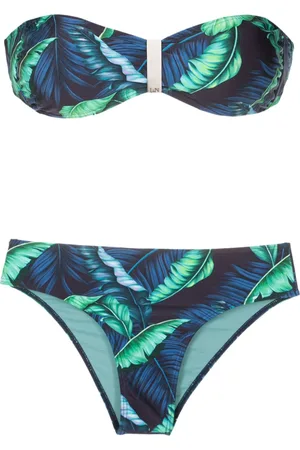 Lygia & Nanny Ester leaf-print bikini
