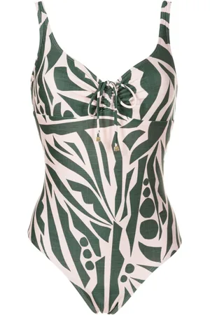 Lygia & Nanny Rosa abstract-print one-piece