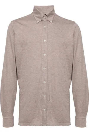 N.PEAL Cotton-cashmere blend shirt