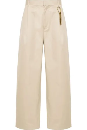 DARKPARK Pleated straight trousers