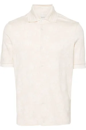 Paul Smith Floral-jacquard cotton shirt
