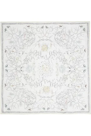 Fabiana Filippi Botanical-print square scarf