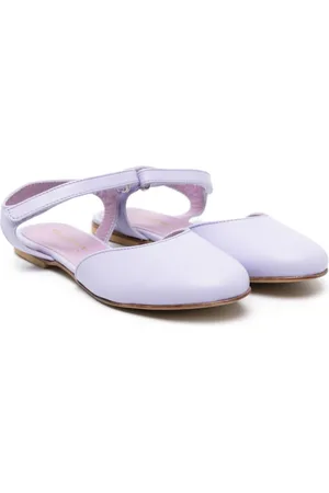 ANDREA MONTELPARE Touch-strap ballerina shoes