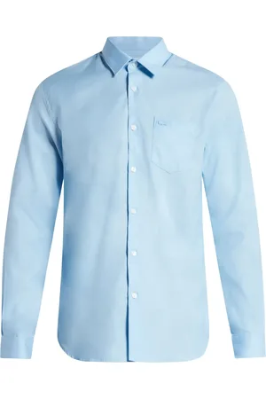 Lacoste Logo-embroidered cotton shirt