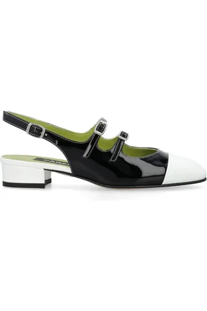 Carel Abricot leather slingback pumps