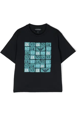 Emporio Armani Graphic-print cotton T-shirt (pack of two)