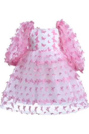 Tulleen Bell Mariposa butterfly-appliqué dress