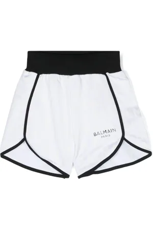 Balmain Logo-print jersey shorts