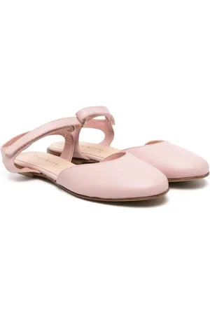ANDREA MONTELPARE Touch-strap ballerina shoes
