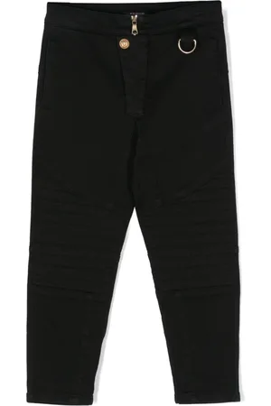 Balmain Seam-detailed tapered jeans
