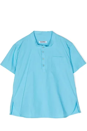 Kindred Kaiser cotton-poplin Henley shirt