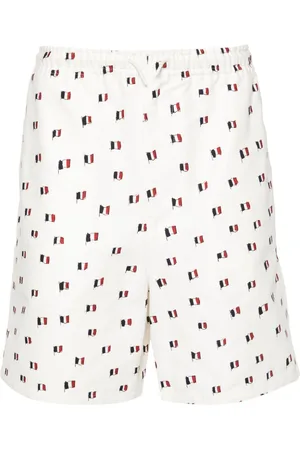 Fursac Cotton french-flag shorts