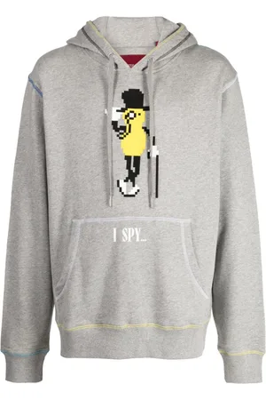 MOSTLY HEARD RARELY SEEN I Spy graphic-print cotton hoodie
