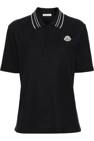 Moncler Logo-patch cotton polo shirt