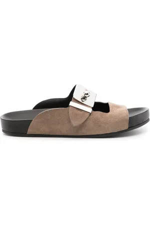 Lanvin Side-buckle leather sandals