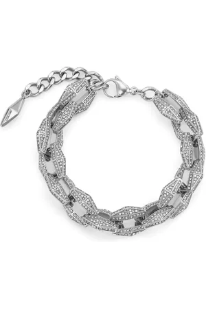 Jimmy Choo Diamond Chain crystal-embellished bracelet