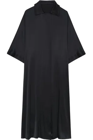 ANINE BING Julia satin shirtdress