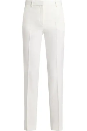 VERSACE Straight-leg wool trousers