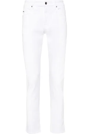 HUGO BOSS Low-rise slim-fit jeans